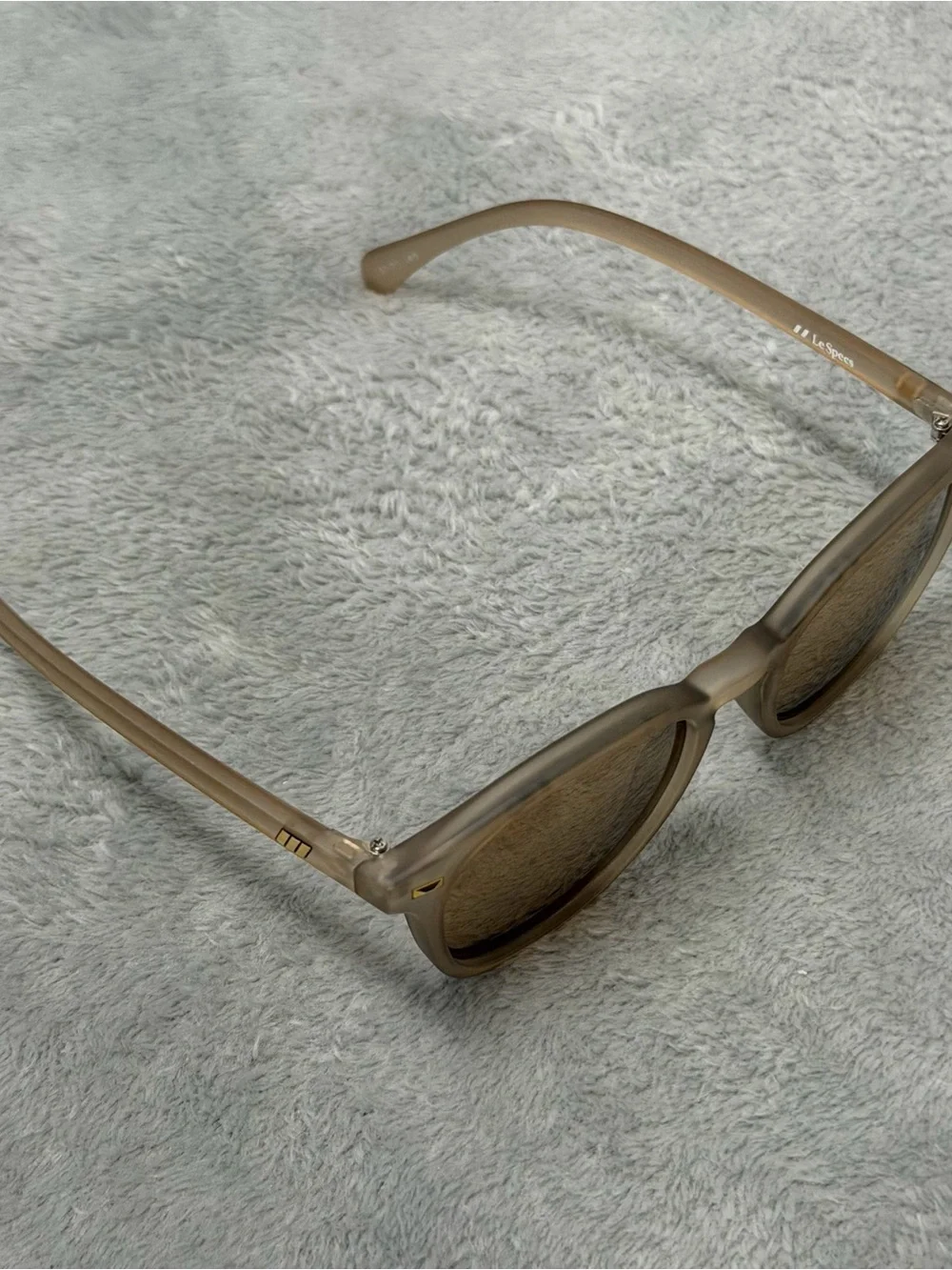 Le Specs Bandwagon Matte Frame Copper Mirror Lens Sunglasses
